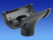 Osma roofline Commercial 150 mm Halbrund Gosse Running Auslass schwarz 6t606b