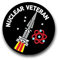 Aufkleber/Sticker Nuclear Veteran Hercules Rakete Atom Waffe Nuklear 7x7cm A1615