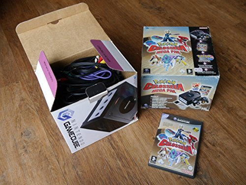 GameCube - Konsole, black Pokémon Colosseum Mega Pak inkl. Pokémon Colosseum, Pokémon Box, Memory Card 251, GBA-Kabel