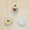 Snap-On Two Piece Dome Screw Cover Caps - Pack of 50 Large Gloss Caps & Bases : White