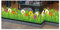 Sommer-Frühlings-Fensteraufkleber – Wildwiese mit Blumen und Insekten – selbsthaftende Fenster-Bordüre – saisonale Fenster-Deko