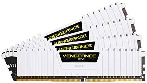 Corsair Vengeance LPX 32Go (4x8Go) DDR4 2666MHz C16 XMP 2.0 Kit de Mémoire Haute Performance - Blanc