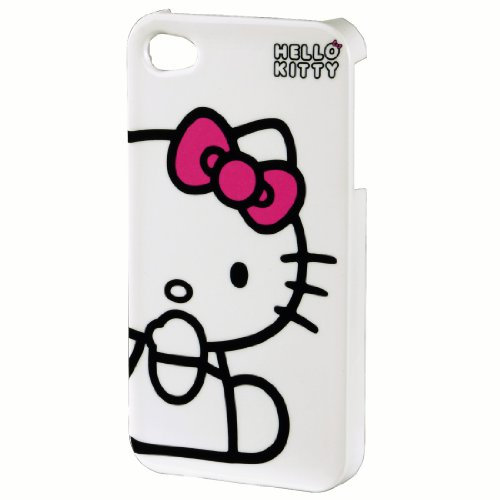 Hello Kitty Handy-Cover für Apple iPhone 4/4S weiß