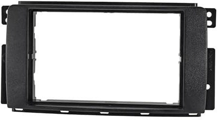 tomzz Audio 2451-037 Cornice radio doppio DIN compatibile con Smart Fortwo 451 ForFour 454 nero