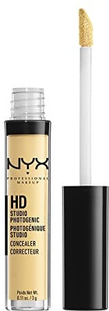 NYX Professional Makeup HD Photogenic Concealer Wand, Für alle Hauttypen, Mittlere Abdeckung, Farbton: Yellow
