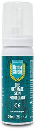 Derma Shield Barrier Cream 50ml Mousse - The Ultimate Waterproof Skin Shield for Hands, Body, Face - Clinically Proven Protection and Relief for Contact Dermatitis, Dry Skin