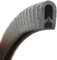 The Metal House Standard black rubber car edge protective trim 14mm x 8.5mm FITS 1mm - 3mm