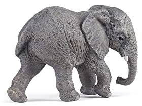 Papo - Realistische Junger Afrikanischer Elefant-Figur - 3 Jahre + - Kollektion Wilde Tiere - Lernspiel afrikanische Tierwelt - Geschenkidee Spielzeug für Mädchen und Jungen