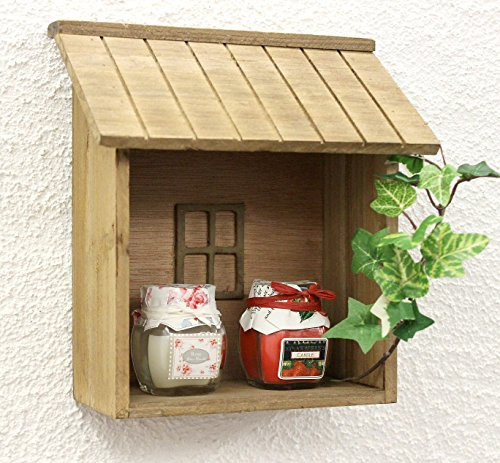 DanDiBo Setzkasten 14B215 Wandregal Shabby H-22 cm Sammlervitrine Küchenregal Regal zum aufhängen