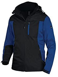 FHB Arbeit Softshelljacke Jannik, 1 Stück, L, königsblau/schwarz, 79105-3620-L