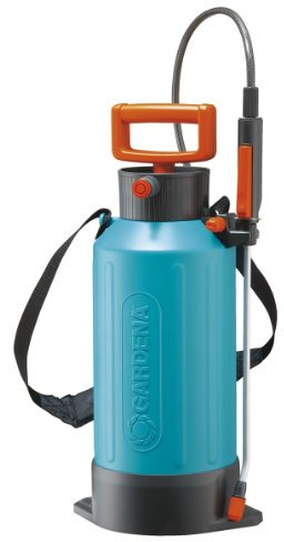Pulvérisateur à pression préalable 5 l Classic de Gardena : pulvérisateur à pression avec indicateur de niveau, bandoulière, buse à jet plat (828-20)