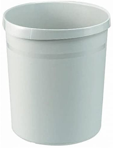 Design-Papierkorb GRIP, Form konisch, 18l, 312mm ø, 350mm hoch, lichtgrau