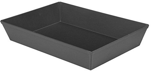 LloydPans Kitchenware Detroit Style Poêle à pizza en aluminium, multicolore, 35,56 x 25,4 x 6,35 cm