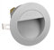 ledscom.de LED Treppenlicht/Wandeinbauleuchte für innen und außen, Downlight, rund, grau, 125mm Ø, warmweiß