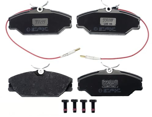 TRW GDB1030 Brake Pad Set of 4 Compatible for Renault Scénic I MPV (JA0/1_, FA0_) 1999-2010 Front Axle and Other Vehicles