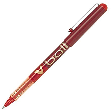 Pilot Vball 7 Liquid Ink Rollerball 0.7 mm tip (Box of 12) - Red