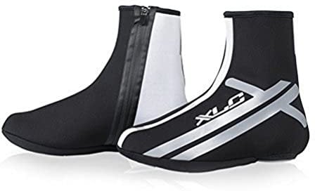 XLC Cyclebooties BO-A03 Überziehschuh, schwarz/Weiß, 45/46