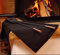 FireMat Black Edition 46x46cm, Feuerfeste Unterlage für Elektrogeräte wie Kaffeemaschinen, Mikrowelle, Wasskocher, Airfryer, Kochen auf Induktionsherd möglich.