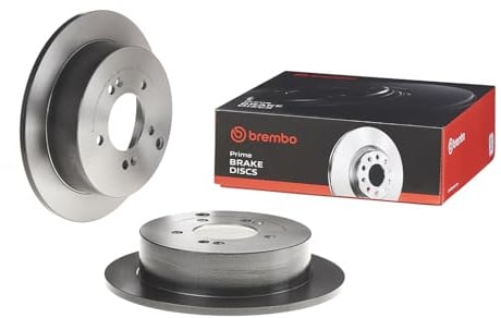 Brembo 08.A446.11 UV Coated solid Rear Brake Rotor HAWTAI/HYUNDAI/HYUNDAI (BEIJING)/KIA/KIA (DYK)/SOUEAST OE# 584113A300
