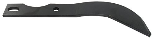 Greenstar Couteau de fraise gauche universel Type piocheur 140-7414 L 200mm Noir manuel en métal pour motobineuse et certains modèles JAPONAIS: HONDA, MAMETORA, MITSUBISHI
