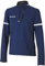 Airtracks Herren Winter Thermo Fahrradtrikot Langarm - Fleece Laufshirt - Quick Dry Funktionsshirt - Warm - blau - XL