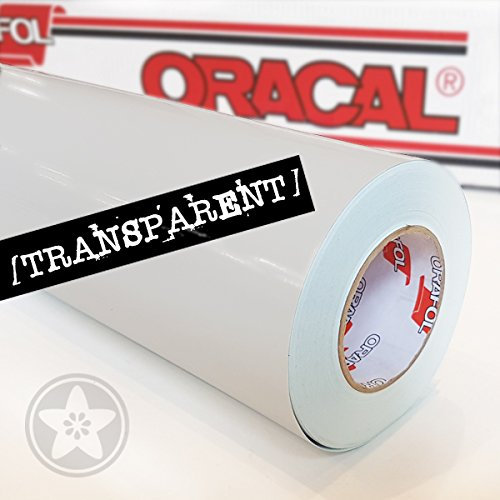 Klebefolie 621 - Farbnummer 000 - Transparent 5m x 63 - Möbelfolie - Plotterfolie- selbstklebend