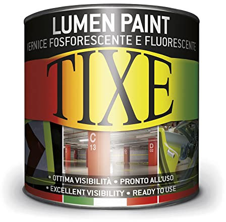 Tixe 606504 Vernice Fluorescente all'Acqua Vernice Verde 500 ml
