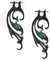 81stgeneration Schwarz 16g Stammes türkis-Stick Boho Spirale Horn Natur Paar Ohrringe