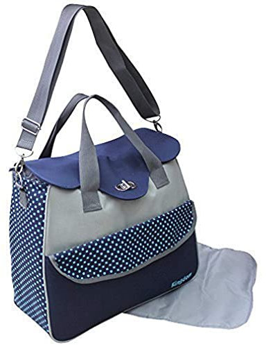 GMMH 2 tlg Baby Farbe blau Wickeltasche Pflegetasche Windeltasche Babytasche Reise Farbauswahl