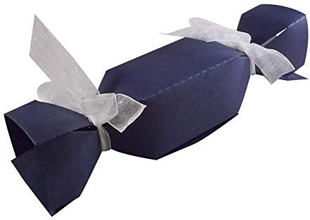 10 x Navy Blue Christmas Cracker Boxes Christmas Favour Boxes
