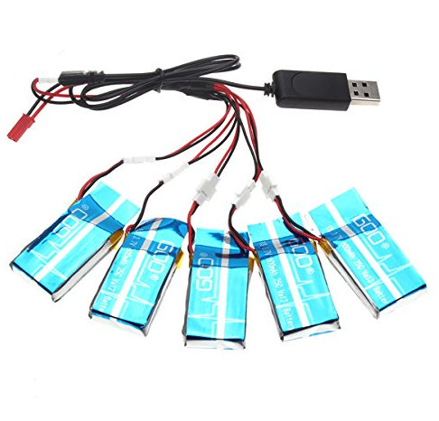 Syma X5C X5 Quadrocopter 1 zu 5 3.7V 600mAh Upgrade Batterie Paket