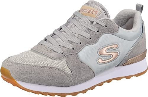 Skechers Women's RETROS-OG 85-GOLDN GURL Trainers, Grau, 39 EU