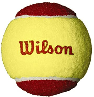 WILSON Tennisbälle für Jugendliche, offen, rot, Einzeldose (3 Bälle)