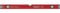 Sola Red 80 - Wasserwage 80 cm - patentierte Sola-Focus Libelle - mit schockabsorbierenden Endkappen