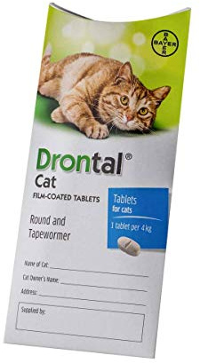Drontal Cat Wormer, 96 Tablets