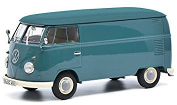 Schuco VW T1 Kasten, VW Bulli, Modellauto, Zinkdruckguss, Maßstab 1:32, blau