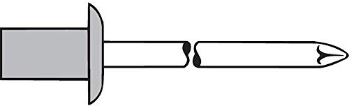 Dichtblindniet, nietbare Materialstärke: 2,0 - 3,5, Nietschaft d x l: 3,2 x 8,0, VPE: 500