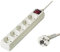 PremiumCord PP5K-05 base múltiple 5 m 5 salidas AC Blanco - Bases múltiples (5 m, 5 salidas AC, Tipo E / F, Blanco, 250 V, 10 A)
