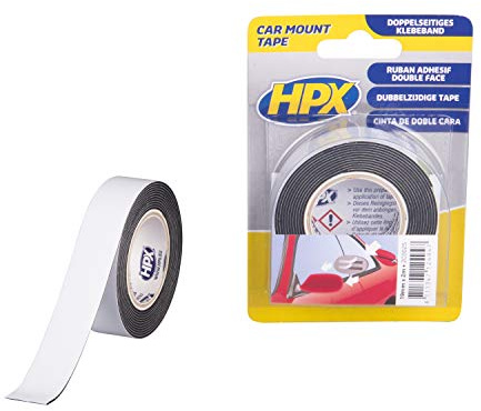 HPX ZC0025 Montageband doppelseitig schwarz 19 mm x 2 m