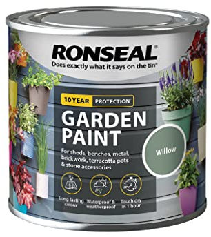 Ronseal RSLGPW250 GPW250 Garden Paint Willow 250ml, 250 ml