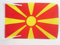AZ FLAG - Flagge Mazedonien - 45x30 cm Mit Kordel - Makedonische Fahne 30 x 45 Cm - Flaggen