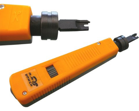 Kalea-INFORMATIQUE Network Tool Impact Punch Down Tool for Terminations 110/88 - Variable Pressure - YZ110
