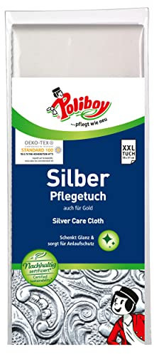 Poliboy - Diferentes productos para la limpieza y el mantenimiento de productos de plata y otros productos metálicos (cobre, latón, oro) – Fabricado en Alemania