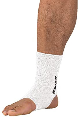 Kwon elastische Fußbandage für Thai / Kickboxen, Größe:M;Farbe:Weiß