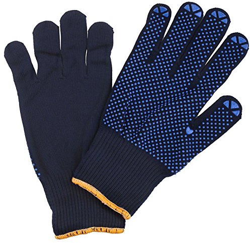 Connex COX938239 Handschuhe Feinstrick blau, Gr. 9