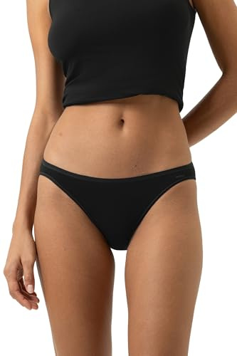 Mey Damen Mini Slip Baumwolle Serie Superfine Organic | Hüftiger Sitz, Weiche Beinabschlüsse, Baumwolleinsatz, 100% Made in Germany, Gr. 36-46