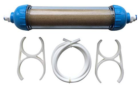 Finest-Filters Compact Reverse Osmosis RO Unit DI Deionisation Add On Stage with Resin, Tubing and Clips.