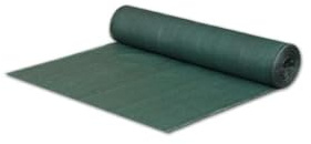 Bradas AS-CO13515025GR Sichtschutz - Zaunblende - Staubschutz - Schattiergewebe, 1,5 x 25 m, dunkelgrün