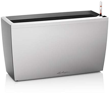 LECHUZA CARARO Premium silber metallic 18808