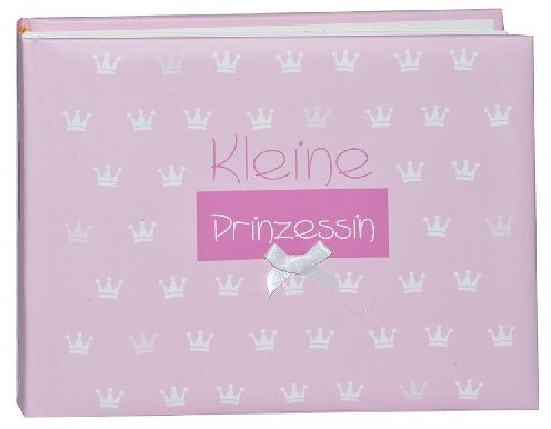 alles-meine.de GmbH Fotoalbum - Baby erste Fotos - Kleine Prinzessin - Gebunden zum Einkleben blanko - klein für bis zu 36 Bilder - Fotobuch/Photoalbum/Babyalbum/Album ..